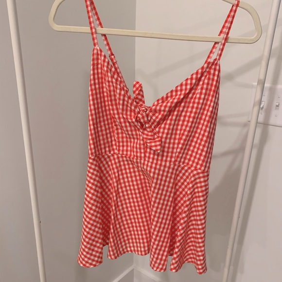 Vero Moda Tops - Red check tank